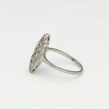 Ring - 18 karaat Witgoud Diamant (Natuurlijk), Nieuw