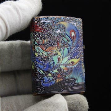 Zippo - Zonder minimumprijs - Aansteker - Messing, Emaille, Verzamelen, Nieuw