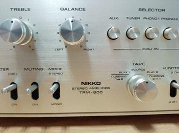 Nikko - TRM-600 Amplificateur intégré à semi-conducteurs, Audio, Tv en Foto, Nieuw