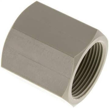 Sok G1 1/4'' Binnendraad Polypropyleen (PP) 10bar FDA 50mm, Verzenden
