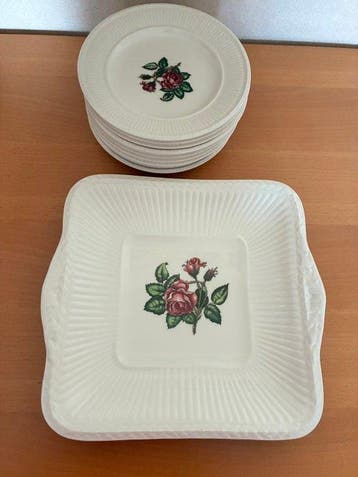 Josiah Wedgwood - Service à pâtisserie/gâteau (13) -, Antiek en Kunst