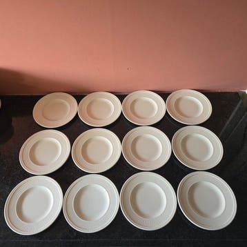 Wedgwood - 12 gebaksborden - Assiette (12) - Windsor -