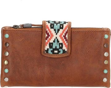 Micmacbags New Navajo Portemonnee - Cognac, Bijoux, Sacs & Beauté, Sacs | Sacs à bandoulière, Verzenden