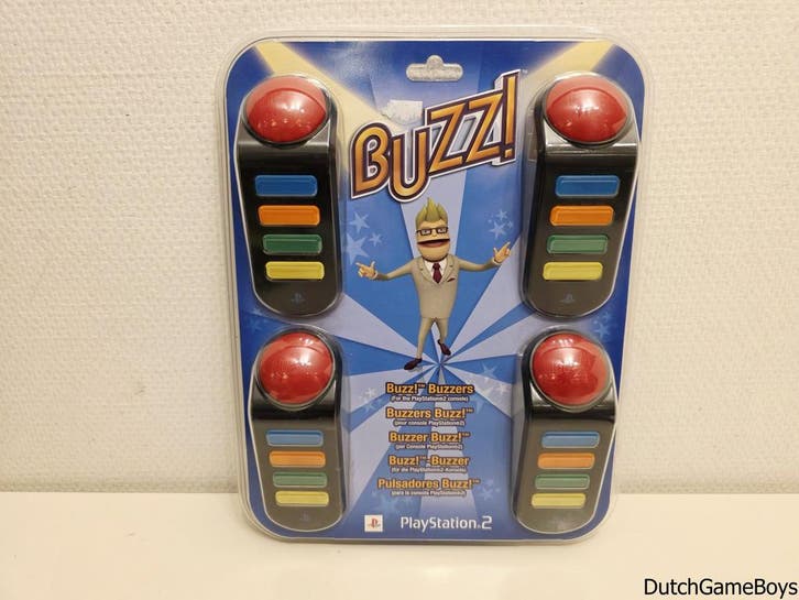 Playstation 2 / PS2 - Buzz Buzzers - New On Blister, Games en Spelcomputers, Spelcomputers | Sony PlayStation 2, Gebruikt, Verzenden