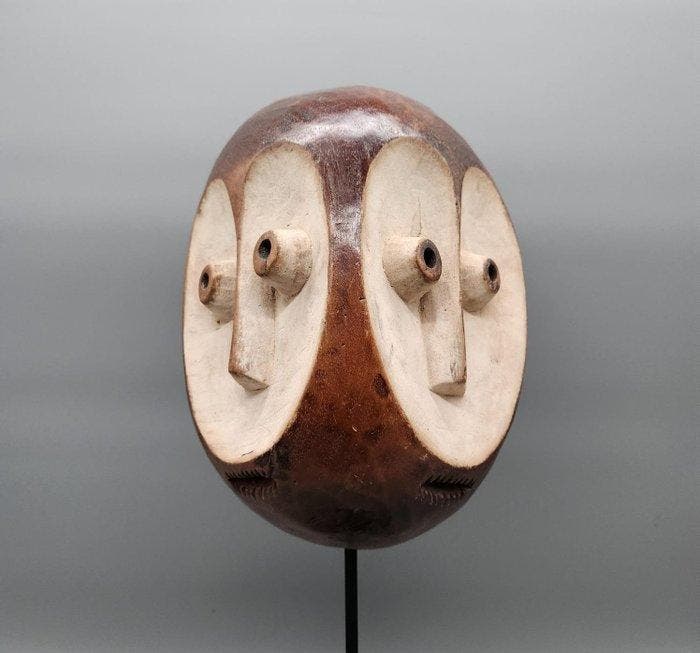 Masker - Lega - DR Congo (Zonder minimumprijs), Antiquités & Art, Art | Art non-occidental