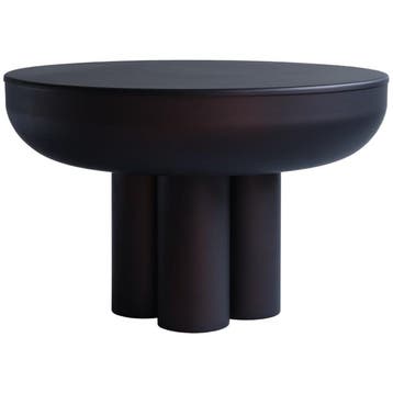 101 Copenhagen Tafel Crown, Laag, Burned Black - Bijzettafel, Verzenden, Zo goed als nieuw, Minder dan 45 cm