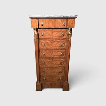 Commode - Bois, Marbre, Bronze