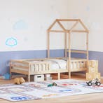 vidaXL Bedframe met huisje massief grenenhout 100x200 cm, Verzenden, Nieuw