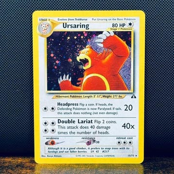 Pokémon Card - Ursaring Holo 15 – Pokémon