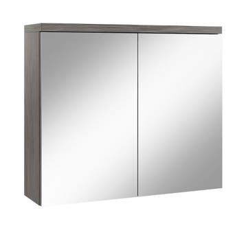 Spiegelkast Toledo 80 x 20 x 60 cm Gijs Eiken Badkamerkast, Verzenden, Nieuw