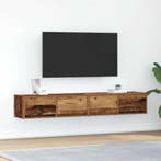 vidaXL Tv-meubels 2 st 80x31x25,5 cm bewerkt hout oud, Verzenden, Nieuw
