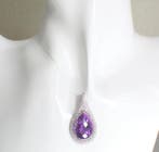 Pendentif - 18 carats Or jaune - 11.87ct. tw. Améthyste -