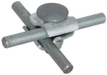 Dehn MMV klem met spantkopschroef en moer - 390250 [2 stuks], Verzenden, Nieuw