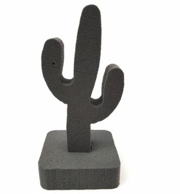 Oasis® black bioline mini cactus set 4 stuks kleine zwarte, Huis en Inrichting, Nieuw