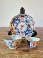 Tasse et soucoupe (3) - Porcelaine - Assiette et 2 tasses