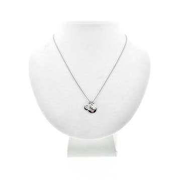 9 karaat ketting met klavertjevier hanger; Guido Maria Kr..., Ophalen of Verzenden, Gebruikt, Overige kleuren, Goud