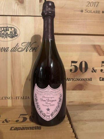 2003 Dom Pérignon - Champagne Rosé - 1 Bouteille (0,75 l), Verzamelen, Wijnen, Nieuw