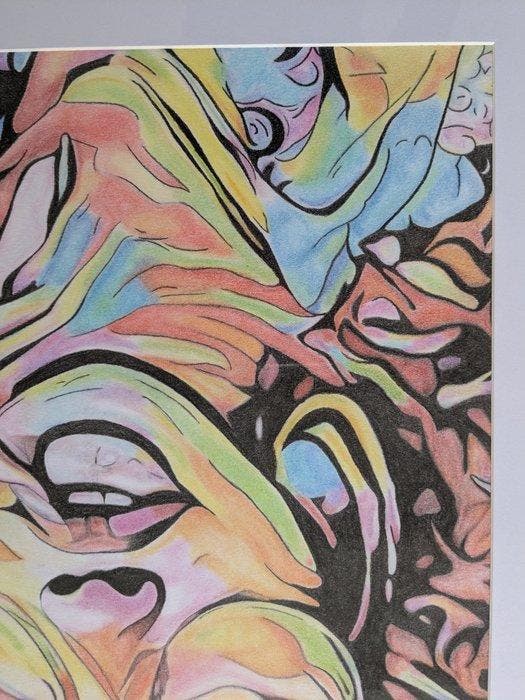 Shana Kersten - Psychedelic Whisper, Antiquités & Art, Art | Objets design