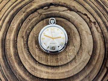 Ruhla - Antimagnetic - Pocket Watch - cal. UMF 24 - Sans, Nieuw