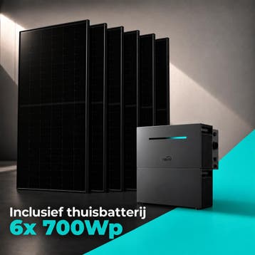 Zonnepanelen Pakket 6x 700, Ophalen of Verzenden, Nieuw