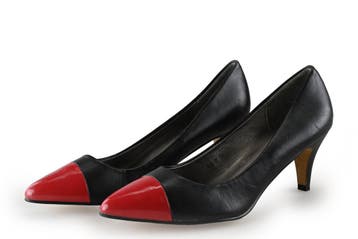 Lauren Pumps in maat 38 Zwart, Kleding | Dames, Pumps, Verzenden, Zwart, Zo goed als nieuw