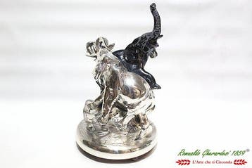 Giuliano Ottaviani in lastra Argento - sculptuur,