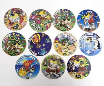 Vintage tazo Chester Cheetah uit de Smiths-serie 291-315, Verzamelen, Verzenden