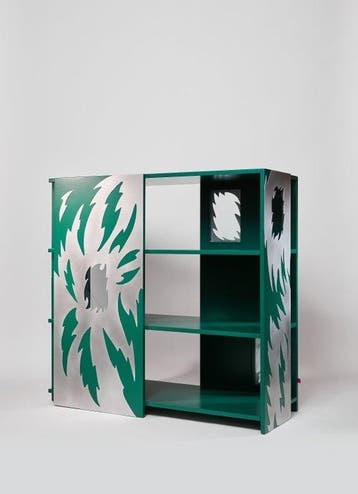 GROOVIDO - Kleerkast - Hout, Aluminium, Glas