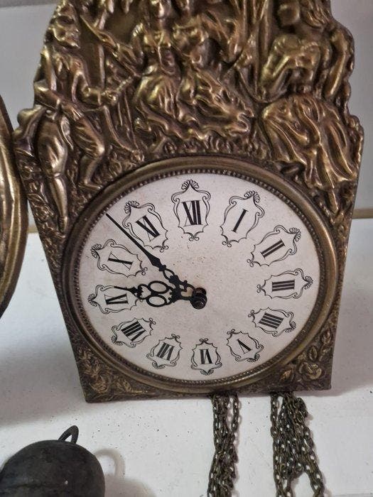 Horloge comtoise - Antique Bois, Bronze, Laiton - XXe siècle, Antiquités & Art, Antiquités | Horloges