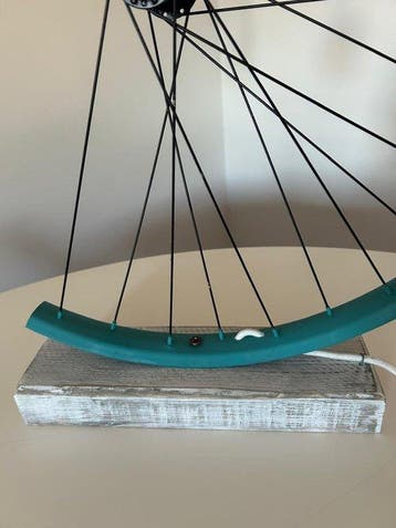 Manu made - Bureaulamp - IJzer, Hout - Industriële lamp -, Antiek en Kunst