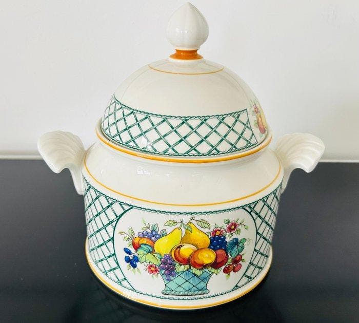 Villeroy & Boch - Tureen - Basket - Vitro-Porzellan - als, Antiquités & Art, Antiquités | Meubles | Tables