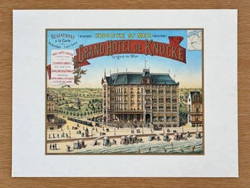 Daveluy - Mappamundi Art Print - Grand Hôtel de Knocke /