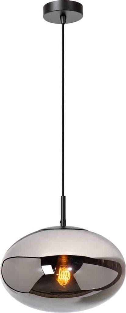 Lucide ELEGANCE Hanglamp Ø 30 cm - 1xE27 - Fumé, Huis en Inrichting, Lampen | Hanglampen, Zo goed als nieuw, Verzenden