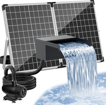 Vijverwaterval 55W RVS | 35% korting | Retour deal, Verzenden, Zo goed als nieuw