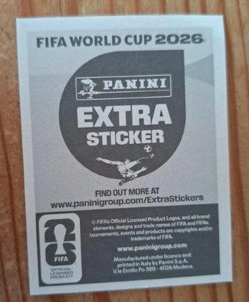 2026 Panini World Cup Stickers Lionel Messi Extra sticker -