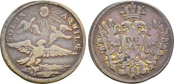 Jeton o J Habsburg Österreich Italien Aquileia ?, Postzegels en Munten, Penningen en Medailles, Verzenden
