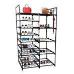 Lendo Online Porte-Chaussures Pliable 83x31x158 cm Noir