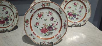 Schotel (7) - Porselein - 7 gerechten Famiglia Rosa