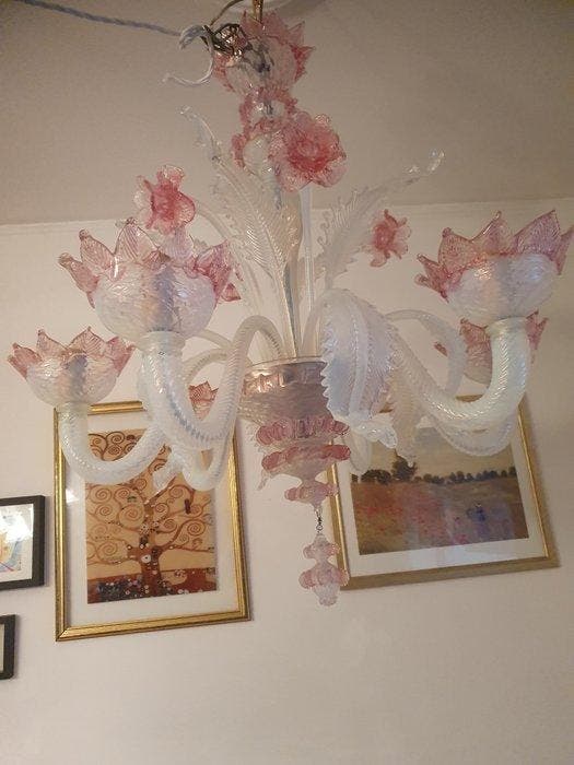 Kroonluchter - Muranoglas, Antiek en Kunst, Antiek | Verlichting