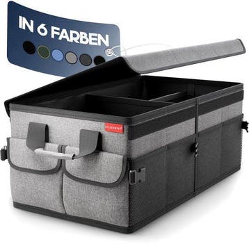 2dekans | HELDENWERK Premium kofferbak organizer met deksel,, Ophalen of Verzenden, Nieuw