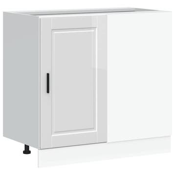 Keukenkast Hoogglans | -62% Retour deal | Koopje!, Gebruikt, Verzenden, Wit, 50 tot 100 cm