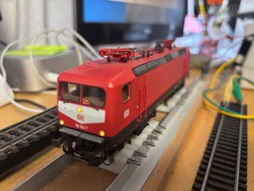 Roco H0 - 63555 - Locomotive électrique (1) - BR 112 - DB