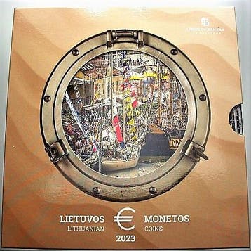Munten set 1 Cent 2 Euro, 3,88  2023 Litauen Republik, Verzenden, België