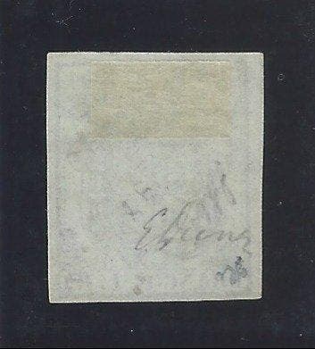 Spanje 1854 - 1 Real Azul claro - gecertificeerd - (het, Postzegels en Munten, Postzegels | Europa | Spanje