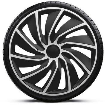 2dekans | Gorecki Wieldoppenset Turbo Van 17 Zwart/Zilver, Ophalen of Verzenden, Nieuw