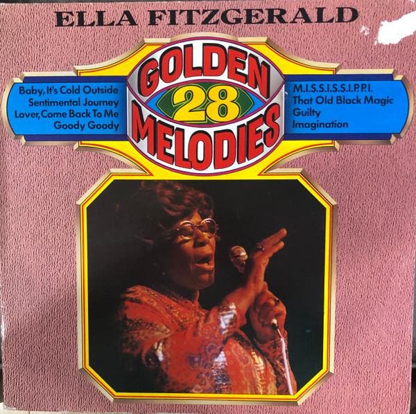 Ella Fitzgerald - 28 Golden Melodies, Cd's en Dvd's, Vinyl | Pop, Gebruikt, Verzenden