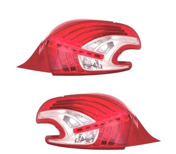 FEUX ARRIÈRE POUR PEUGEOT 208 12-15 LED, Autos : Pièces & Accessoires, Éclairage, Verzenden