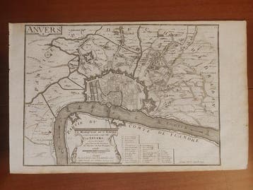 België - Antwerpen; Nicolas de Fer (1646 – 1720) - ANVERS.