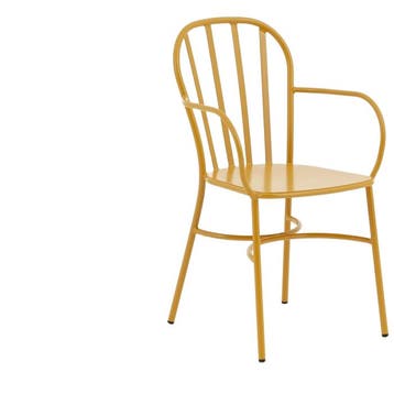 Flamant Tuinstoel Marian Oker - Ongebruikt, Tuin en Terras, Tuinstoelen, Verzenden, Zo goed als nieuw, Aluminium