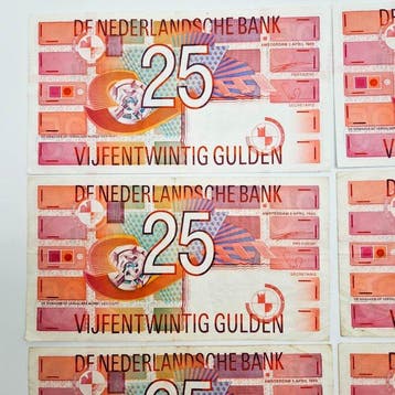 Nederland. - 6 x 25 Gulden - 1989 - PL71 (Zonder